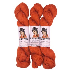 Orange – Baby Llama & Silk – 50 g / 219 yd.