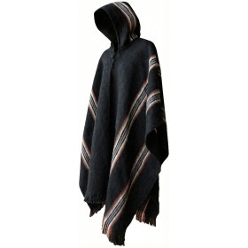 Illimani Poncho with Hood